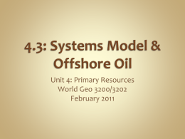 4.3systems model and offshore oil