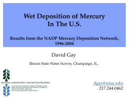 Mercury Deposition Network