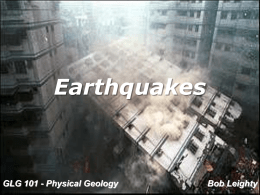Lecture 10A / Earthquakes
