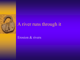 Chapter 13.2 - Stream loads and river formation