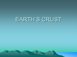 EARTH`S CRUST