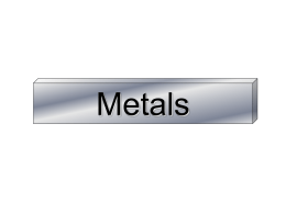 Metals - Miss Emms