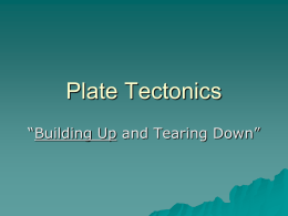 Plate Tectonics - Issaquah Connect