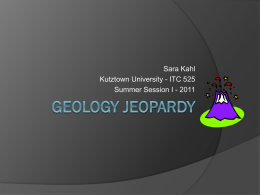 GeologyJeopardy