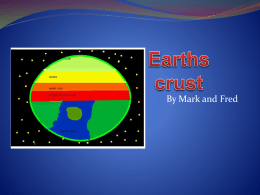 Earths crust