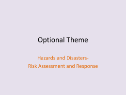 Hazards Intro - Ms Topping`s IB Geography page