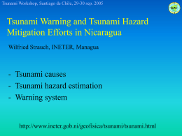 Sistema de Alerta contra Tsunami