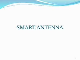 Smart Antenna Presentationx