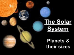 Sec 1 and 2 - Notes - Solar System and Forces of