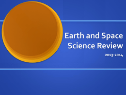Earth and Space Science Review
