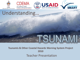 Causes of Tsunamis