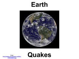 EARTHQUAKES 2014x