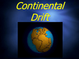 Continental Drift - Ashland Independent Schools