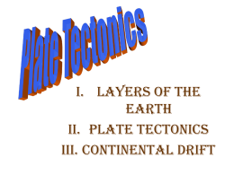 click here for plate tectonic notes