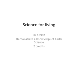Science for living - Learning on the Loop