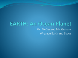 EARTH: An Ocean Planet