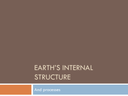 Earth`s layered structure notes
