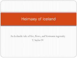 Heimaey of Iceland