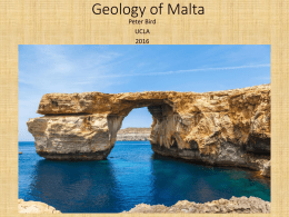 Geology of Malta