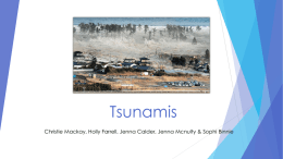 Tsunamis - Glow Blogs