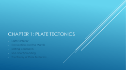 Chapter 1: Plate Tectonics