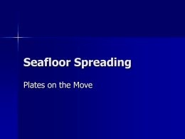 Sea Floor Spreading Project Instructions