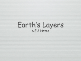 Layer`s of the Earth