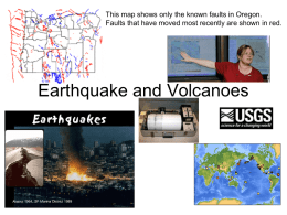 Earthquake and Volcanoes - Grants Pass School District 7