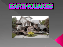 What is an earthquake? - St Helens Park Public School