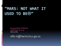 Sept 2013 NASA STEMx