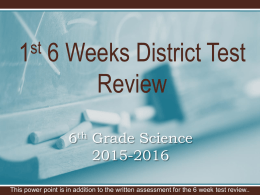 1st 6 week test review pptx