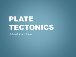 Plate tectonicsx - School District 27J