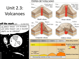 Unit 2.3: Volcanoes and Earthquakes