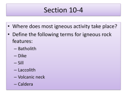 Section 10-4 and Mountains PowerPoint