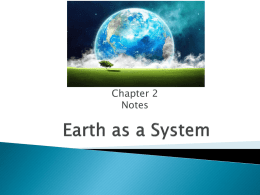 Earth as a System - Leon County Schools