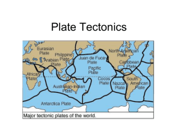 Plate Tectonics notes