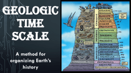 Geologic Time Scale NOTES