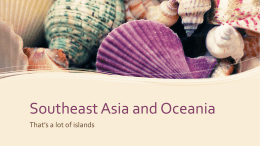 Southeast Asia and Oceania - TypePad