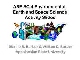 Environmental, Earth and Space Science