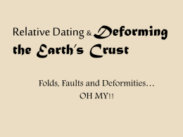 Deforming the Earth`s Crust PPT