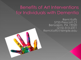 Benefits of Art Interventions for Individuals with Dementia