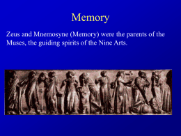 Lecture # 5 -- Memory