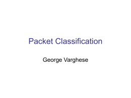 Packet Classification