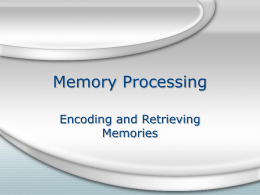 Memory Processing