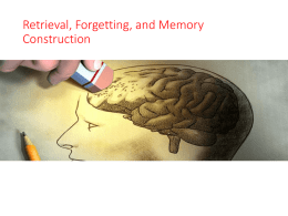 forgetting