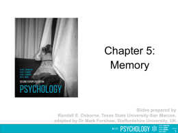 Chapter 05: Memory PowerPoint