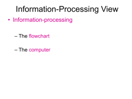 Information-Processing View