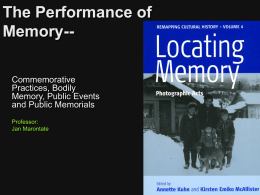 Performing Memory