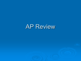AP Review - bobcat