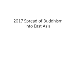 2017 Buddhism PowerPoint Lecture